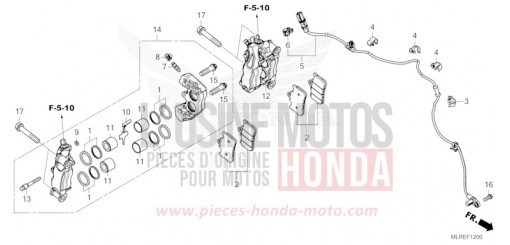 ETRIER DE FREIN AVANT CB500FAR de 2024